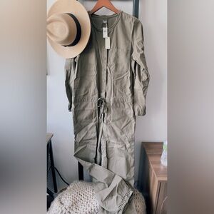 Aerie Olive Jumpsuit